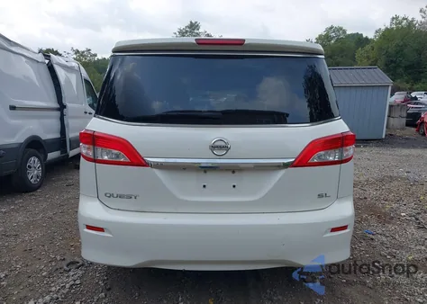 2015 Nissan Quest Sl из США, поврежденный, VIN JN8AE2KP5F9121031